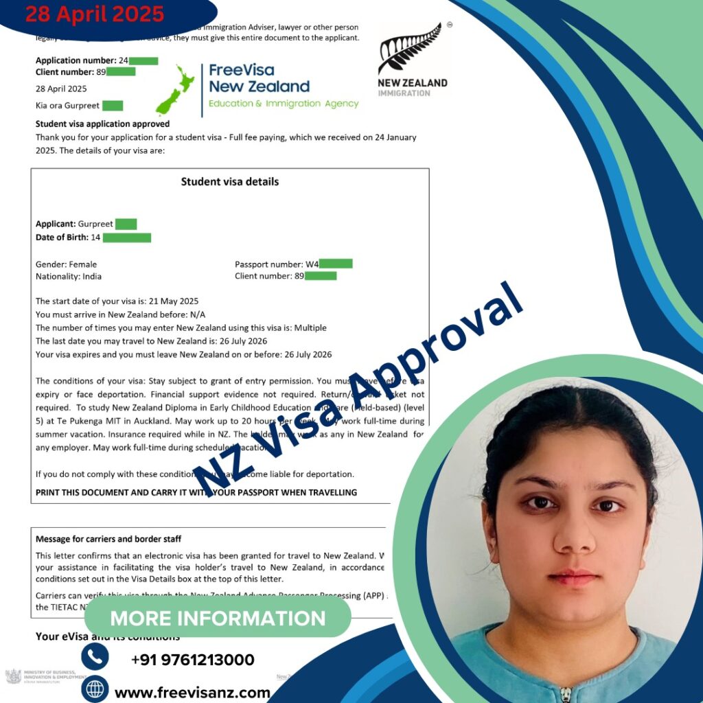 Student Visa Approval 28/04/2025
